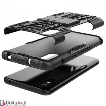 Smūgiams atsparus dėklas - juodas (Xiaomi Redmi 9A) Smūgiams atsparus dėklas - juodas (Xiaomi Redmi 9A)
